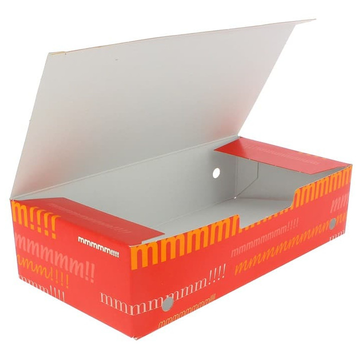 Paper Take-Out Box Large size 2,00x1,00x0,50cm (375 Units)