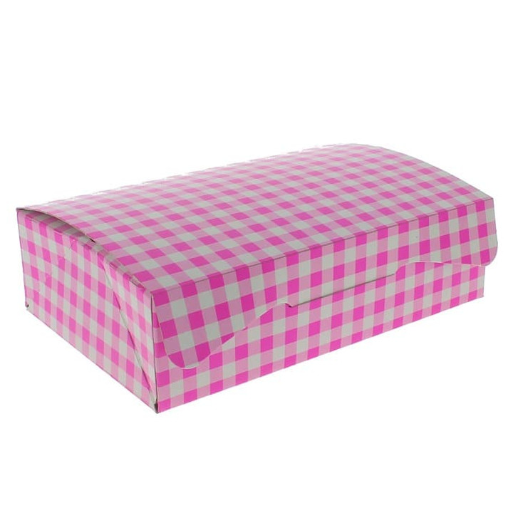 Paper Bakery Box Pink 17,5x11,5x4,7cm 250g (360 Units)