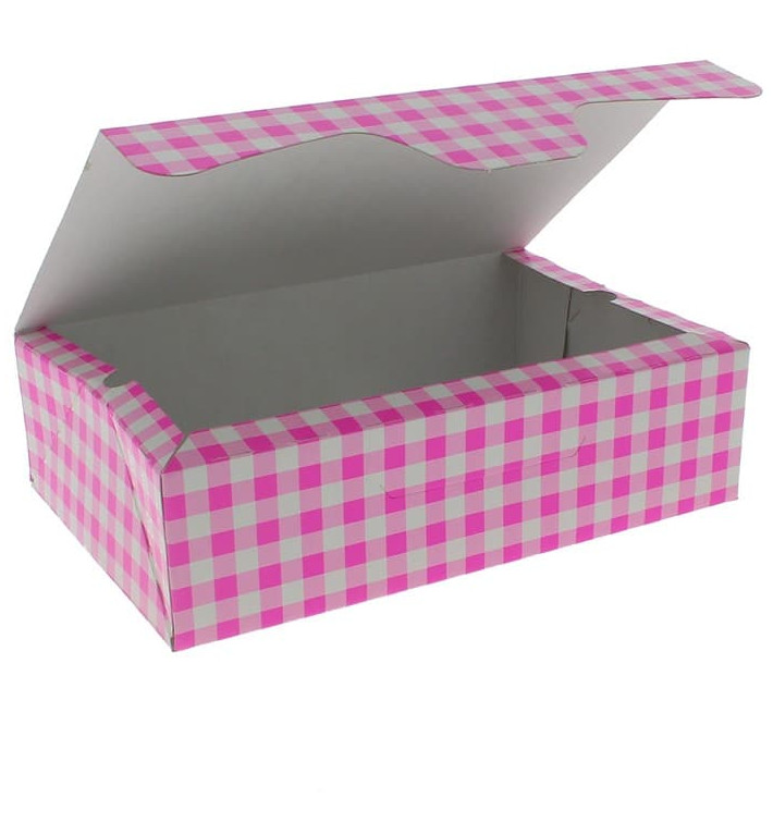 Paper Bakery Box Pink 17,5x11,5x4,7cm 250g (20 Units)