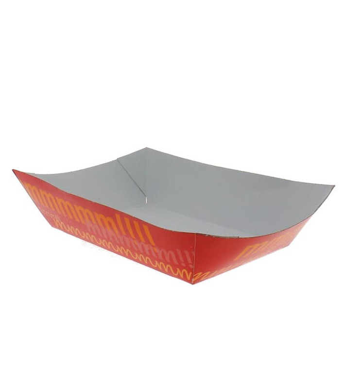 Paper Food Boat Tray 300ml 11,0x7,0x3,5cm (25 Units) 