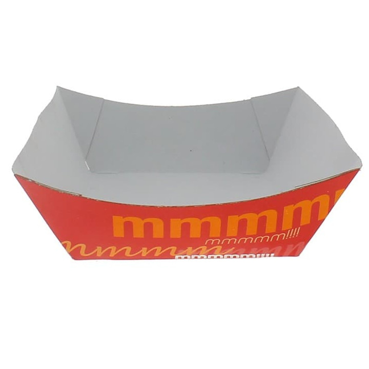 Paper Food Boat Tray 300ml 11,0x7,0x3,5cm (25 Units) 