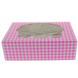 Paper Cupcake Box 6 Slot Pink 24,3x16,5x7,5cm (20 Units) 