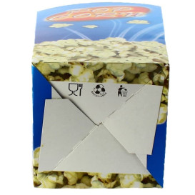 Paper Popcorn Box Large Size 150gr 8,7x13x20,3cm (250 Units)