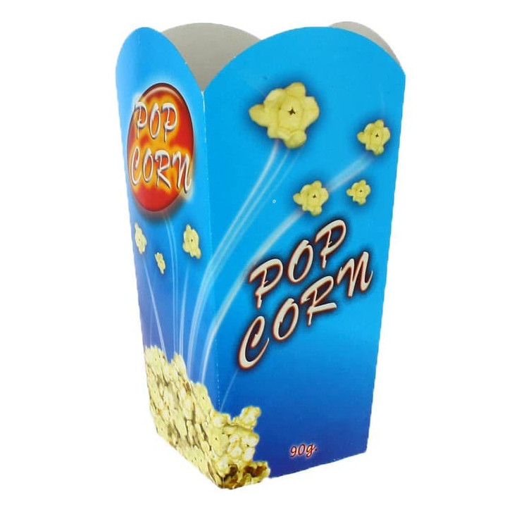 Paper Popcorn Box Medium Size 90gr 7,8x10,5x18cm (350 Units)