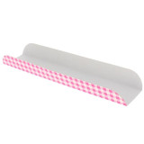 Paper Tray Waffle Opened Pink 30x6,1x3,2cm (100 Units)  