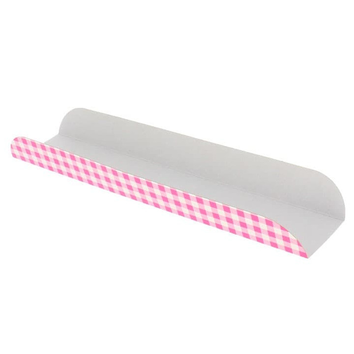 Paper Tray Waffle Opened Pink 30x6,1x3,2cm (100 Units)  