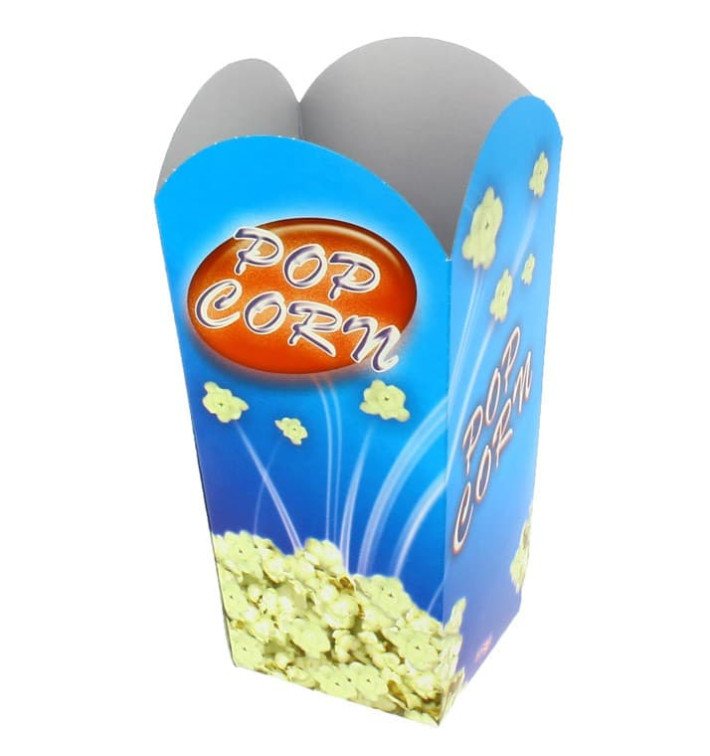 Paper Popcorn Box Small Size 45gr 6,5x8,5x15cm (25 Units)
