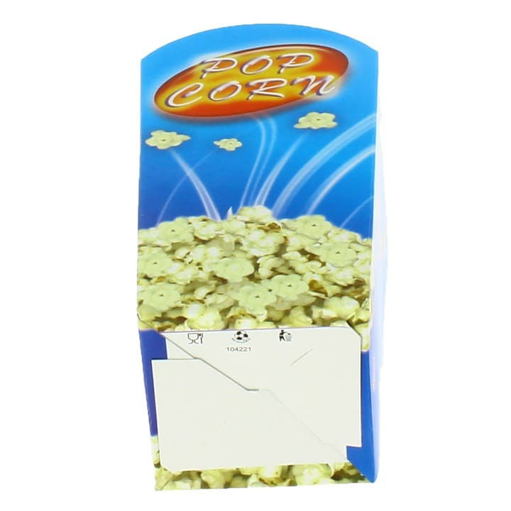 Paper Popcorn Box Small Size 45gr 6,5x8,5x15cm (25 Units)