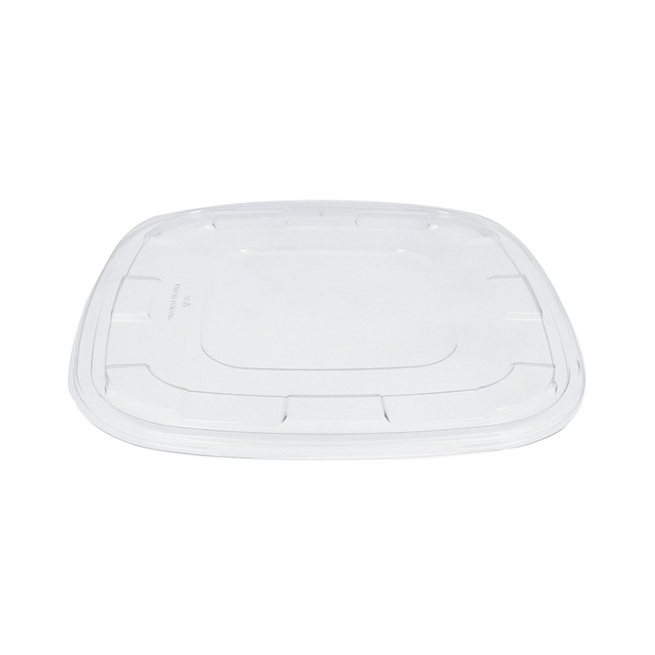 Plastic Lid PET for Bowl Clear 27x27cm (25 Units) 