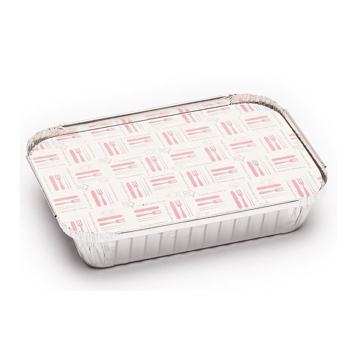 Paper Lid for Foil Pan 580ml (125 Units)