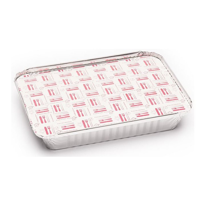 Paper Lid for Foil Pan 1000ml (125 Units)