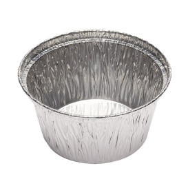 Foil Pan Pastry Round Shape 110ml (50 Units)  