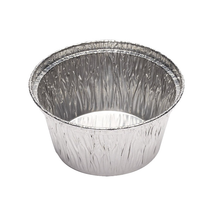 Foil Pan Pastry Round Shape 110ml (50 Units)  