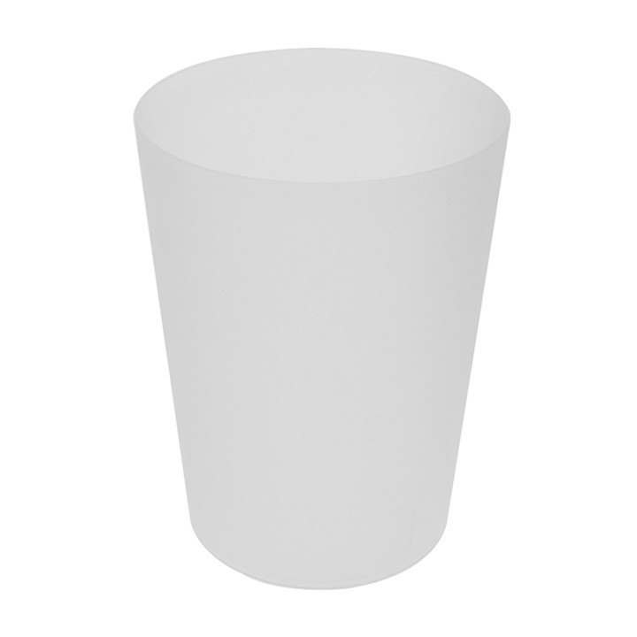 Plastic Cup PP Reusable Translucent 900ml (210 Units)