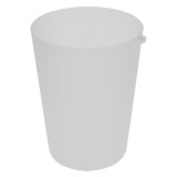 Plastic Cup with Ring PP Reusable Translucent 900ml (14 Units) 