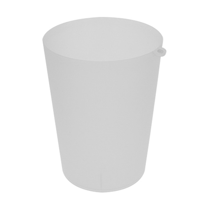 Plastic Cup with Ring PP Reusable Translucent 900ml (14 Units) 