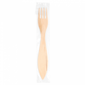 Wooden Fork Wrapped 1,50cm (100 Units)  