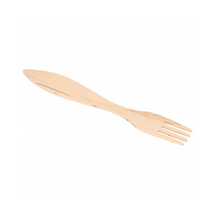 Wooden Fork Wrapped 1,50cm (100 Units)  