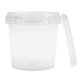 Plastic Deli Container with Plastic Lid PP Tamper-Evident 155 ml Ø6,9 (960 Units)