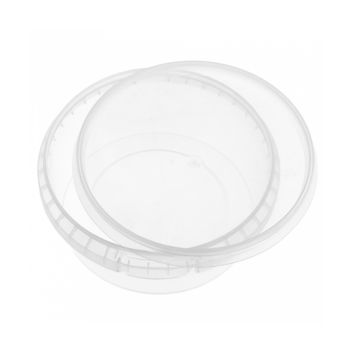 Plastic Deli Container with Plastic Lid PP Tamper-Evident 300 ml Ø11,8 (374 Units)