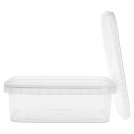 Plastic Deli Container and Plastic Lid PP Tamper-Evident 280ml 12,0x0,88cm (384 Units)