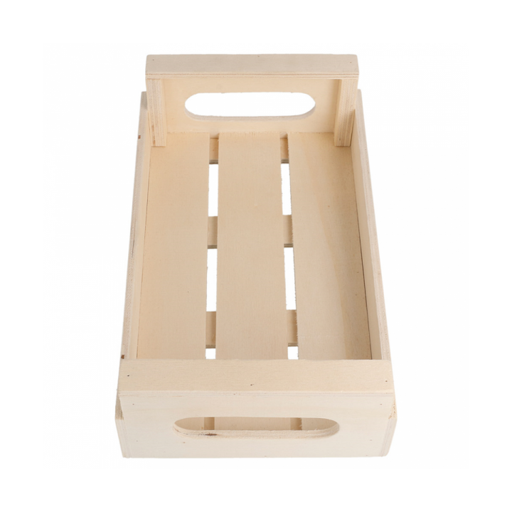 Wooden Display Box with Handle 20,5x12,5x6,5cm (20 Units)
