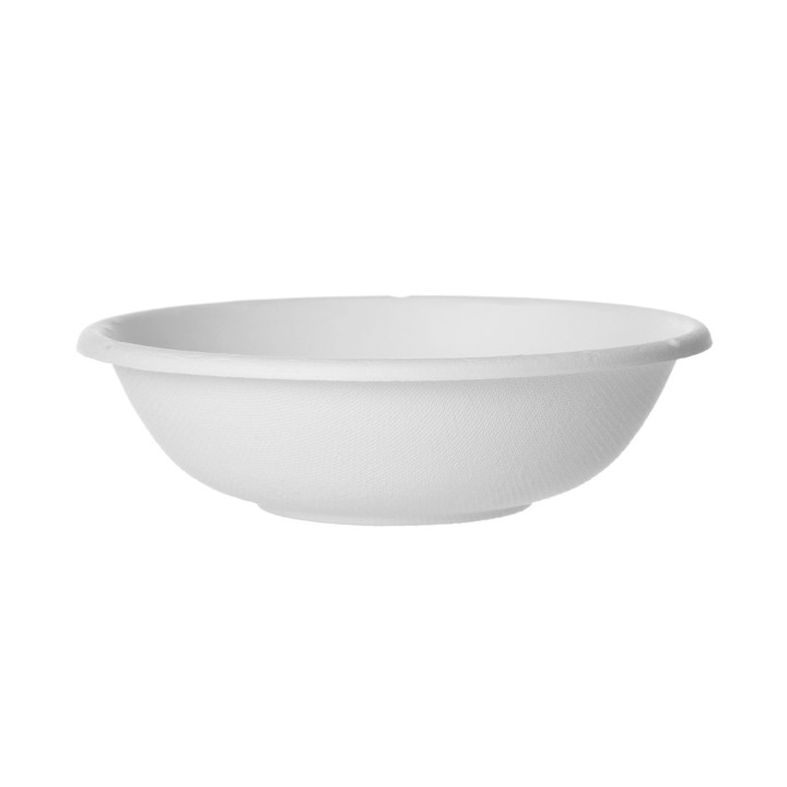 Sugarcane Bowl Bagasse White 470ml (50 Units) 