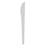 Cornstarch Knife CPLA Compostable White 17,2 cm (50 Units) 