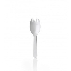 Plastic Fork Spork PS 9,8cm (100 Units)  