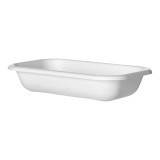 Sugarcane Tray Ecologic White 470ml 18,0x12,0x4,0cm (50 Units) 