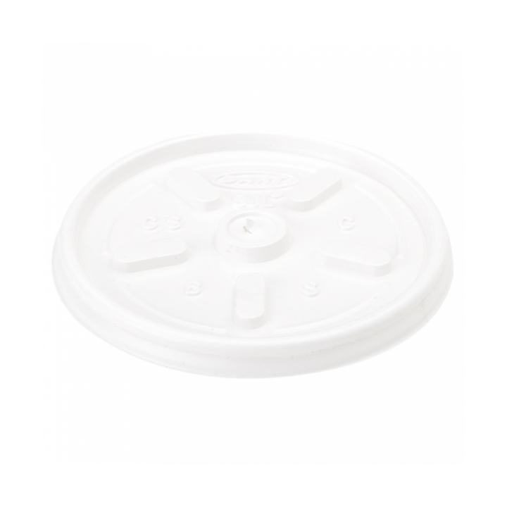 Plastic Lid PS Ø6,9cm for Foam Cup 4Oz/120ml (100 Units)