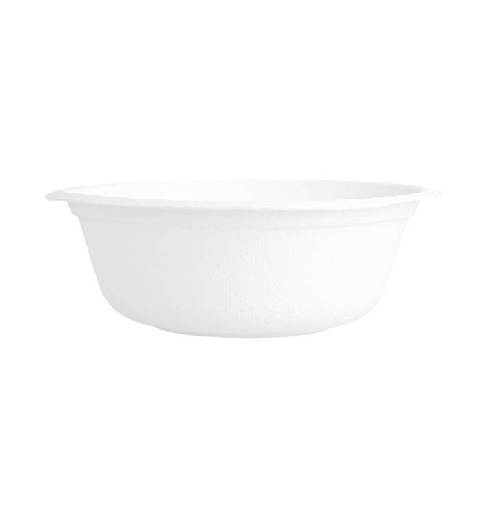 Sugarcane Bowl White 500ml (50 Units) 