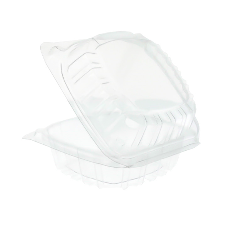 Plastic Hinged Deli Container OPS "Clear Seal" 120ml (125 Units)  