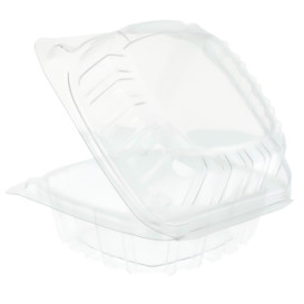 Plastic Hinged Deli Container OPS "Clear Seal" 120ml (500 Units)