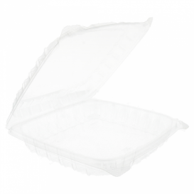 Plastic Hinged Deli Container OPS "Clear Seal" 220ml (125 Units)  