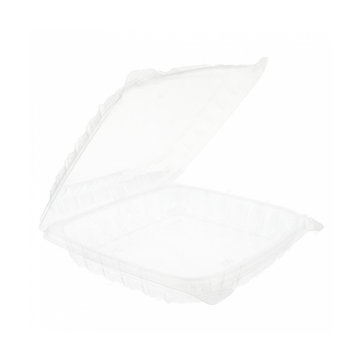 Plastic Hinged Deli Container OPS "Clear Seal" 220ml (125 Units)  