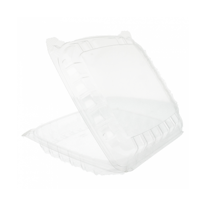 Plastic Hinged Deli Container OPS "Clear Seal" 220ml (125 Units)  