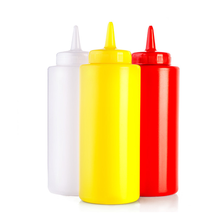 Squeezy Sauce Dispenser Plastic Yellow 360ml (72 Units)