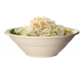 Sugarcane Bowl Bagasse Noodle Natural 940ml (50 Units) 