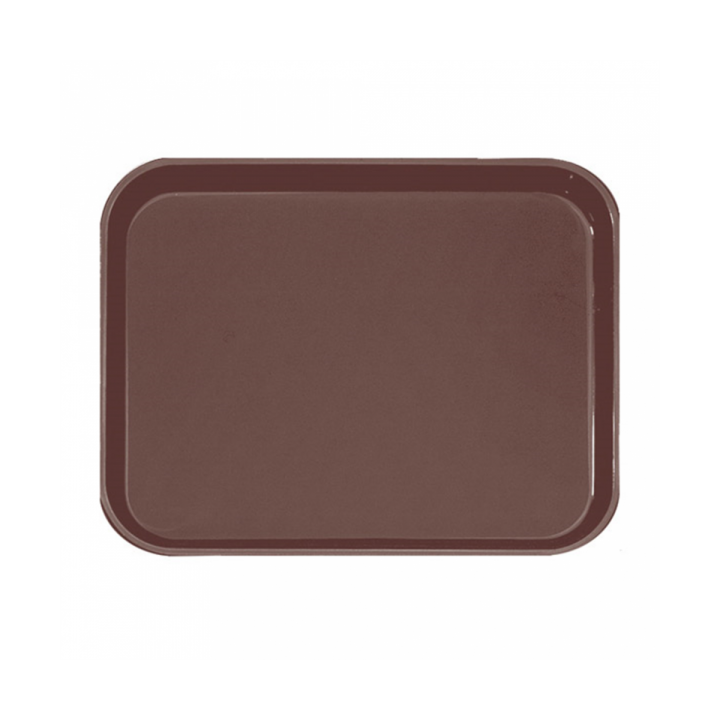 Plastic Tray Non-Slip Brown 51,0x38,0cm (12 Units)