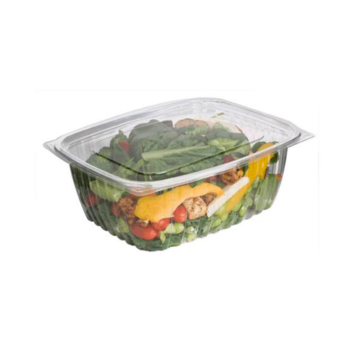 Cornstarch Deli Container with Lid PLA Compostable 1890ml (200 Units)