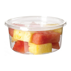 Tub Deli Container PLA Clear Compostable 355ml (500 Units)