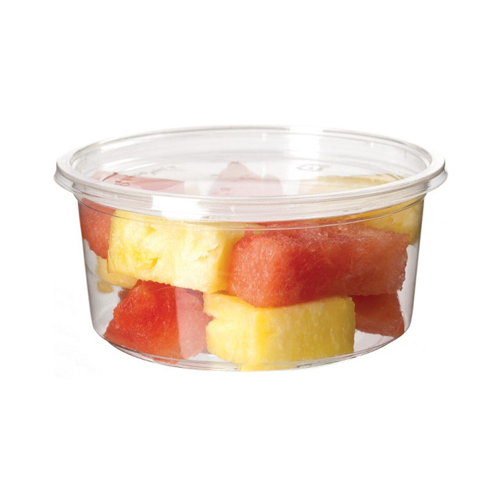 Tub Deli Container PLA Clear Compostable 355ml (500 Units)