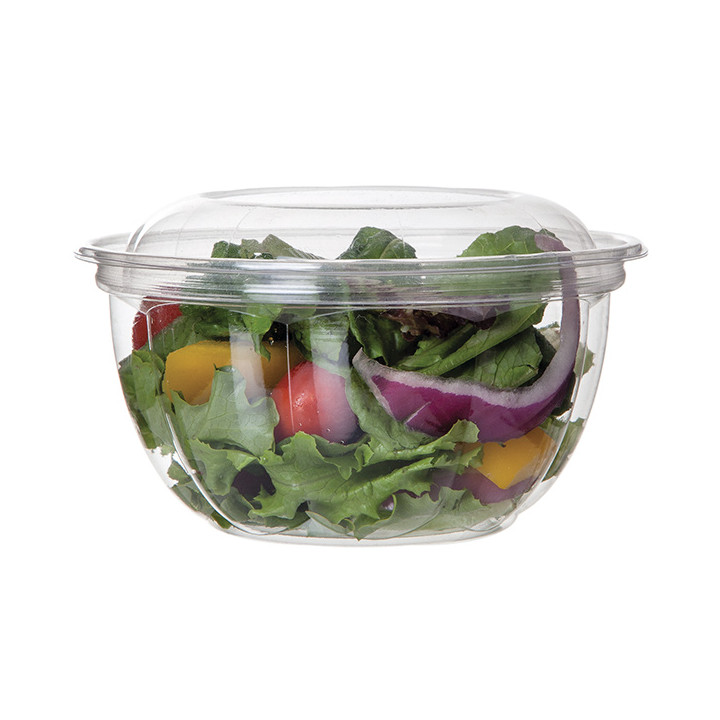 Salad Bowl with Lid PLA 530ml (50 Units) 