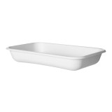 Sugarcane Tray Ecologic White 710ml 21,5x14,0x4,0 cm (50 Units) 