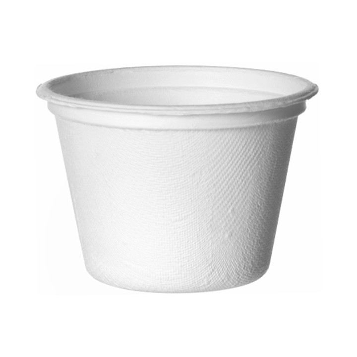 Sugarcane Container Bagasse White 120ml (50 Units) 