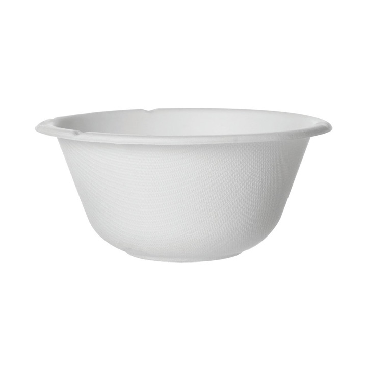 Sugarcane Bowl Bagasse White 235ml (50 Units) 