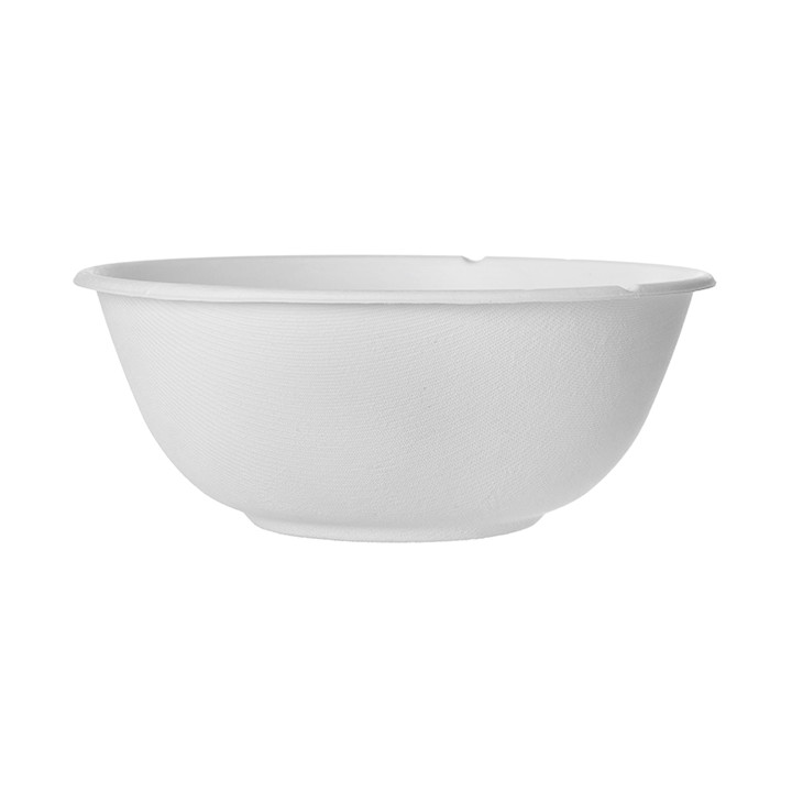 Sugarcane Bowl Bagasse White 1360ml (50 Units) 