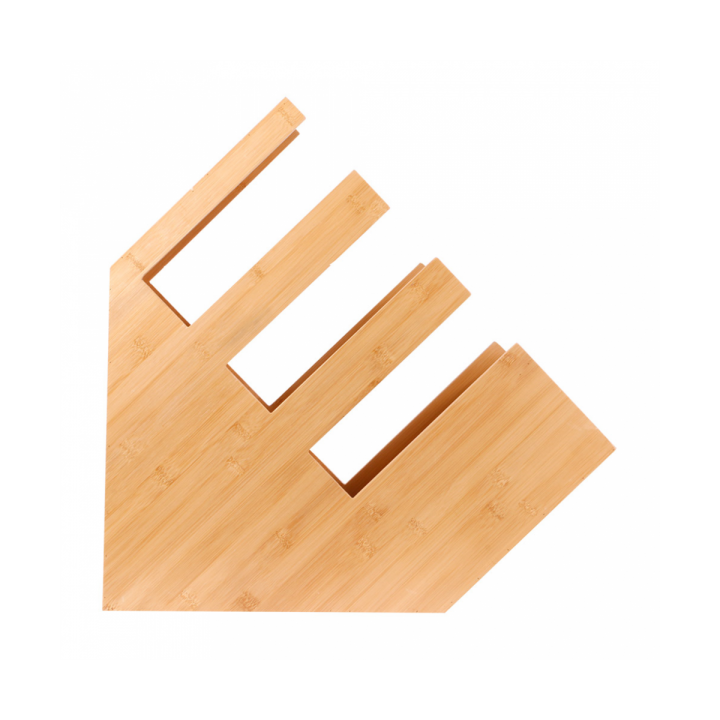 Bamboo Cup, Straw and Lid Organizer 14x50x50cm (1 Unit) 
