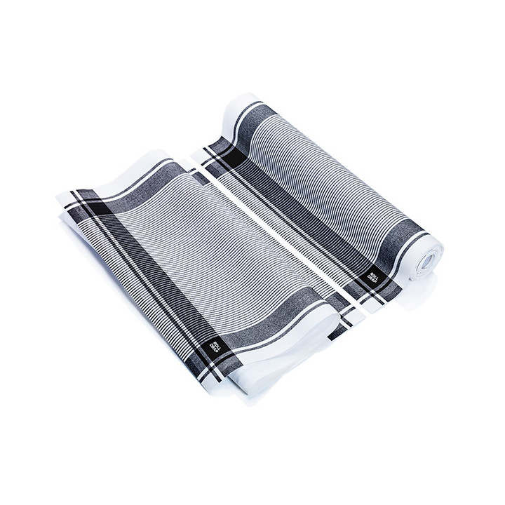 Dishcloth Roll "Roll Drap" Vintage Black 40x64cm P40cm (10 Units)